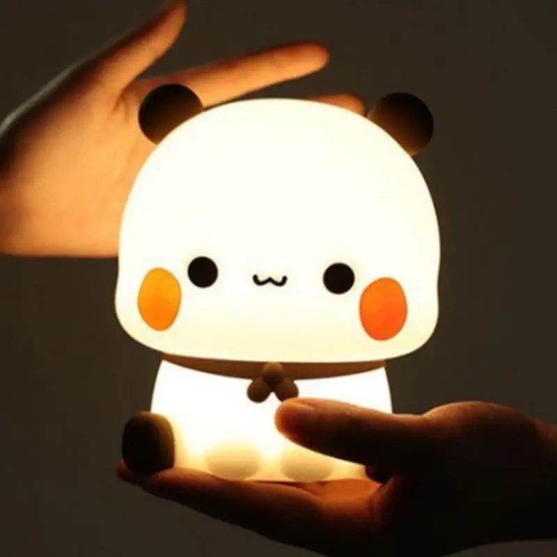 Squishy Panda Night Light — Touch-Activated LED with 3 Dimmable Modes