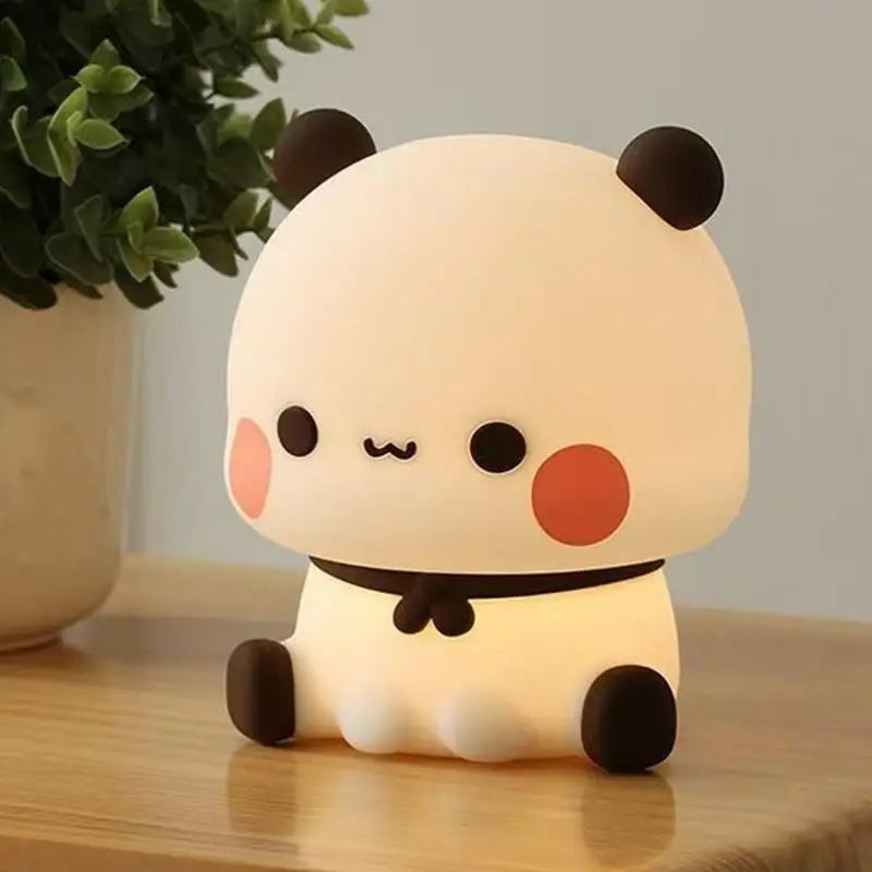 Squishy Panda Night Light — Touch-Activated LED with 3 Dimmable Modes