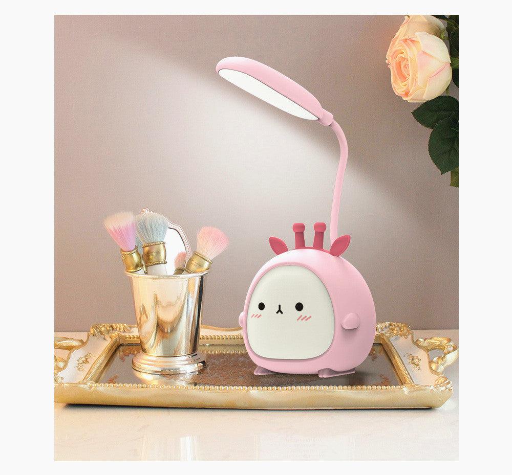 Kawaii Animal Friends LED Desk Lamp — Pig, Rabbit, & Puppy